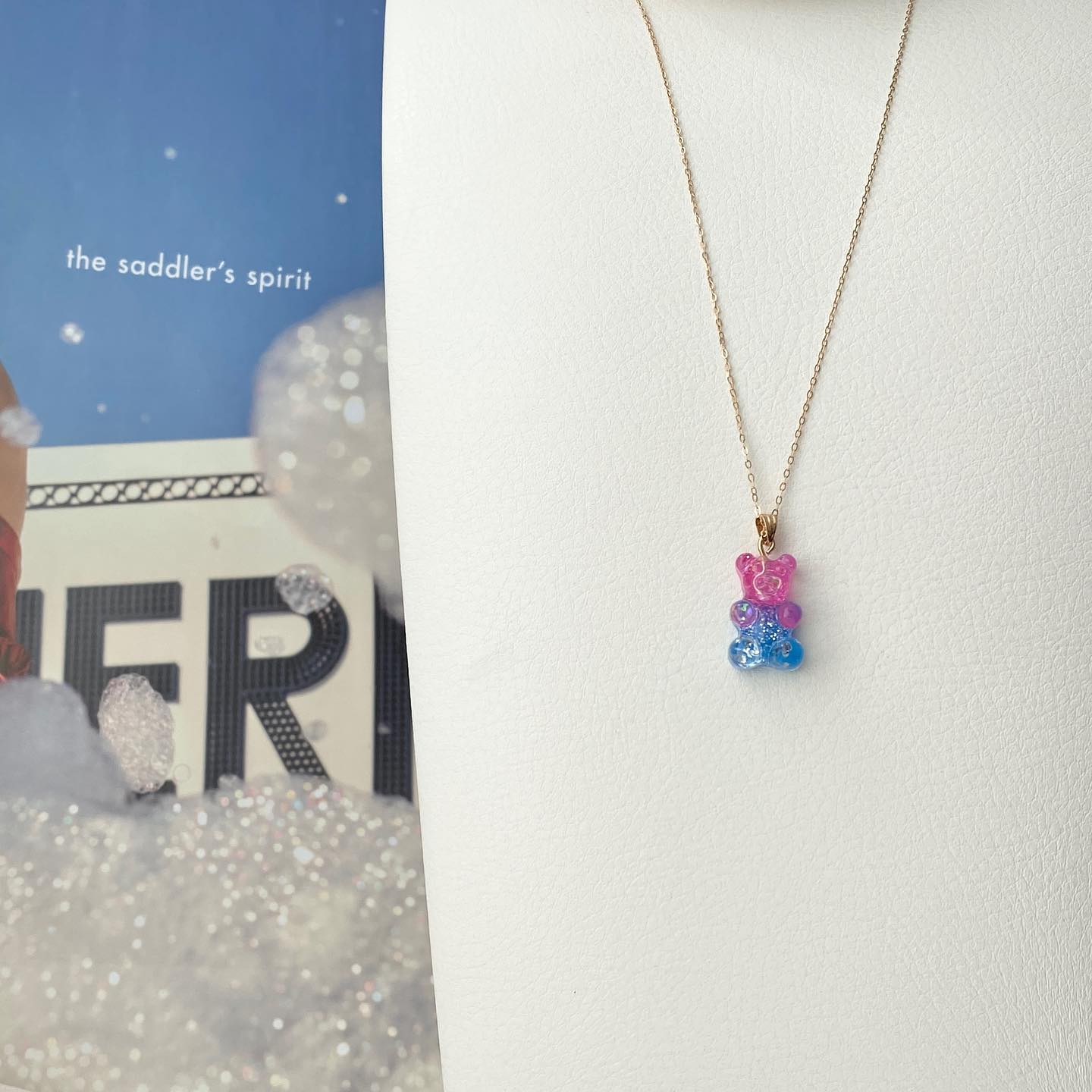 Gummy Bear Pendants in Translucent Jelly Colors
