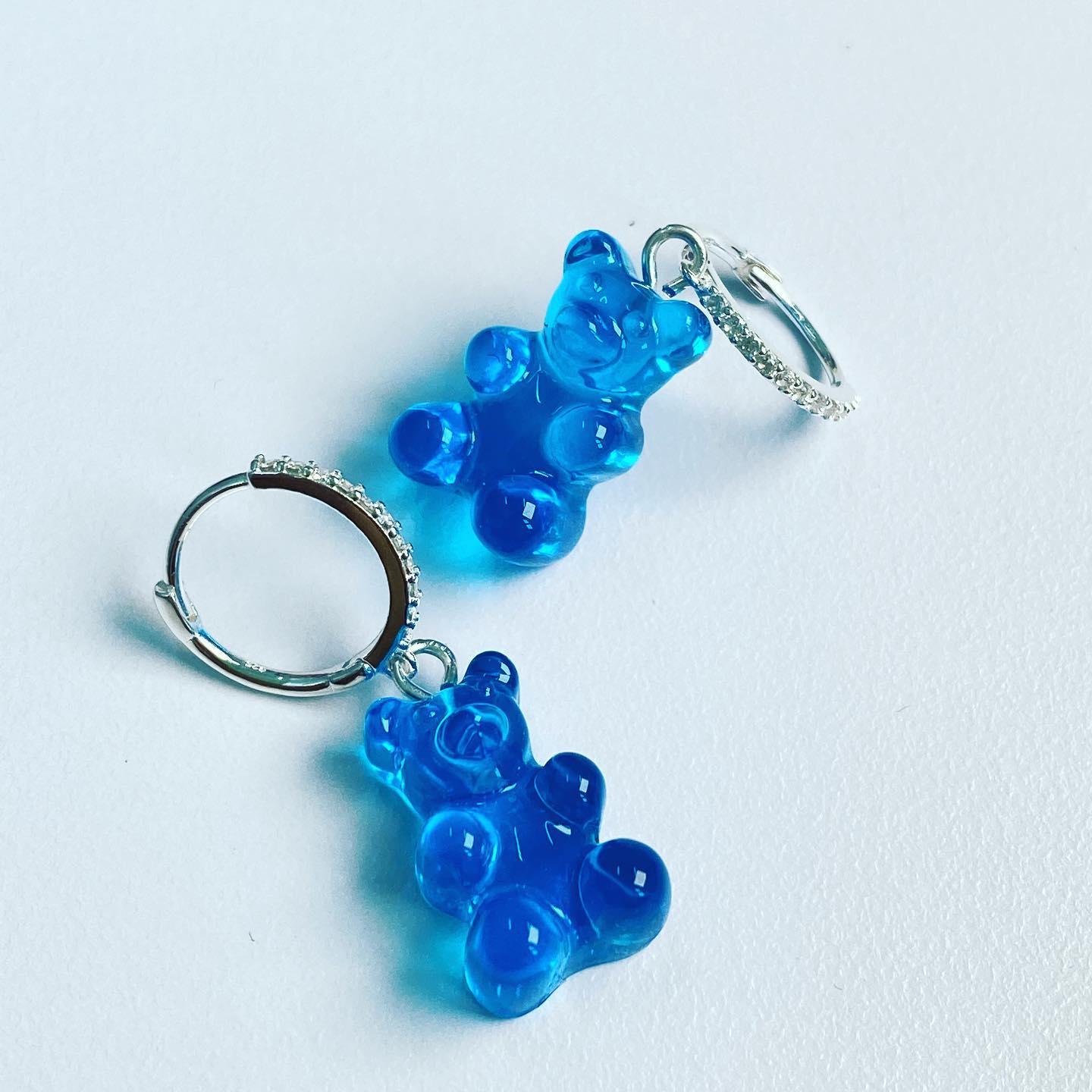 Gummy Bear Pendants in Translucent Jelly Colors