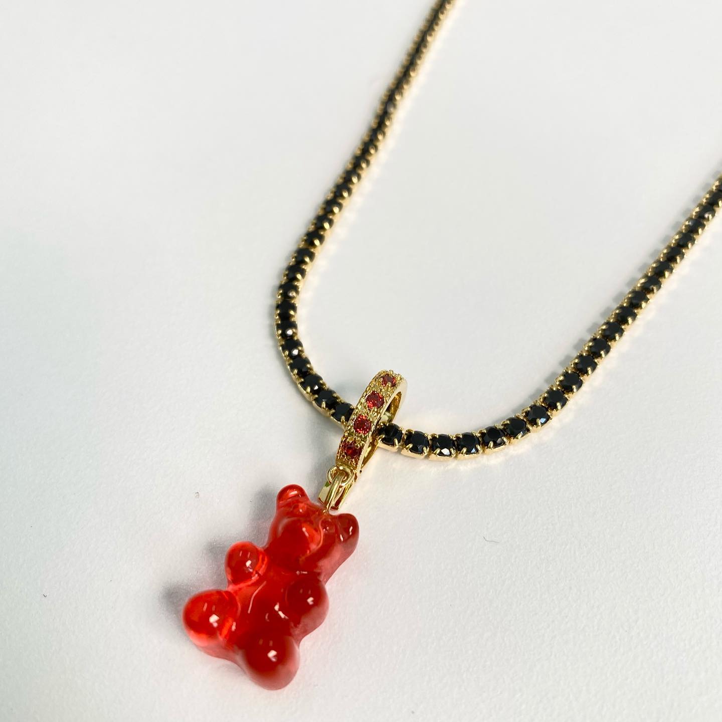 Gummy Bear Pendants in Translucent Jelly Colors