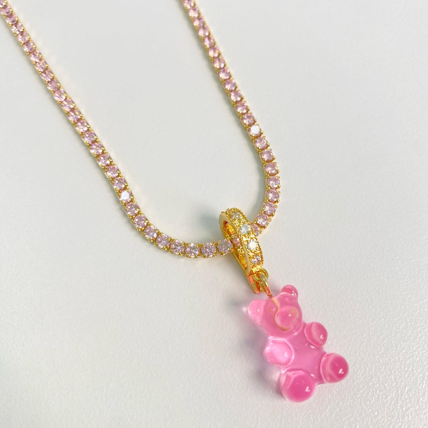 Gummy Bear Pendants in Translucent Jelly Colors