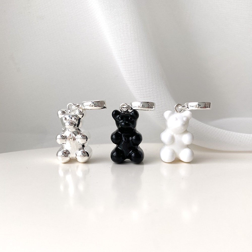 Gummy Bear Pendant in Classic Solid Colors